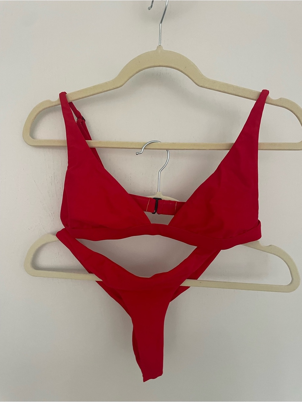 Red Women's Ark Swimwear Bikini Set